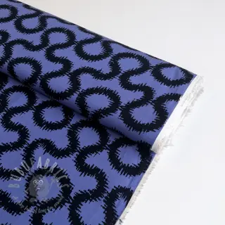 Viskoosi STRETCH Abstract blue