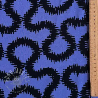 Viskoosi STRETCH Abstract blue