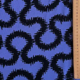 Viskóza STRETCH Abstract blue
