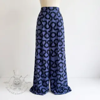 Viskoosi STRETCH Abstract blue