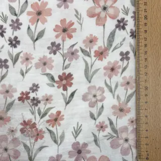 Kaksinkertainen harsokangas/musliini Flowers Jana digital print
