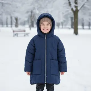 Prešívaná látka ZIG ZAG navy