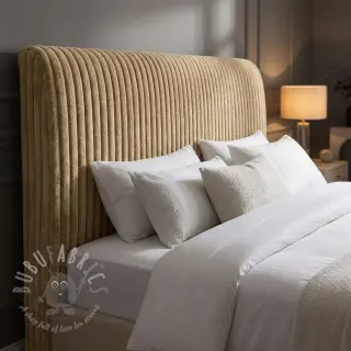 Tekoturkis Stripes Luxe beige