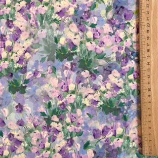 Viskoosi SATIN Flowers Jamie digital print