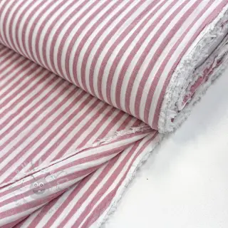 Kaksinkertainen harsokangas/musliini YARN DYED Summer stripe rose