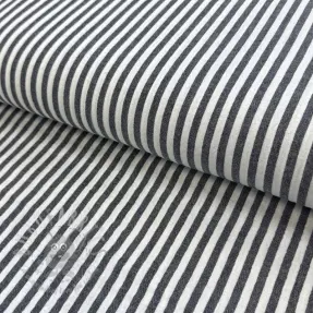 Kaksinkertainen harsokangas/musliini YARN DYED Summer stripe navy