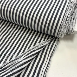 Kaksinkertainen harsokangas/musliini YARN DYED Summer stripe navy