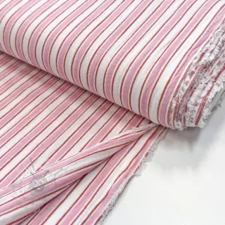Kaksinkertainen harsokangas/musliini YARN DYED Stripe in stripe pink