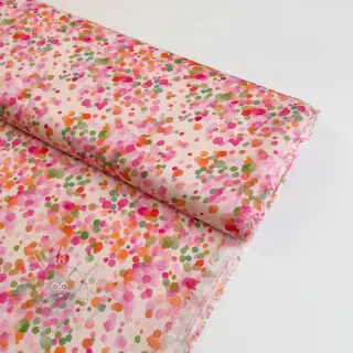 Viskoosi SATIN Dots digital print