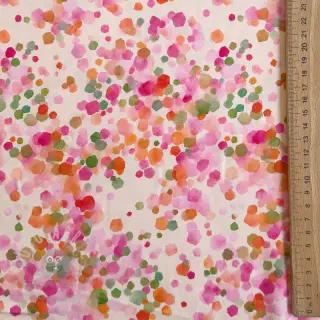 Viskoosi SATIN Dots digital print