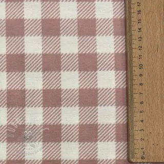 Puuvillakangas FLANNEL BIG Check light pink