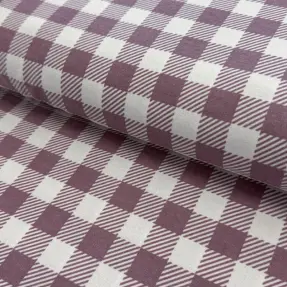 Bavlnená látka FLANNEL BIG Check mauve