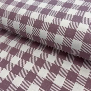 Bavlnená látka FLANNEL BIG Check mauve