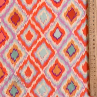 Viskoosi RADIANCE Abstract orange digital print