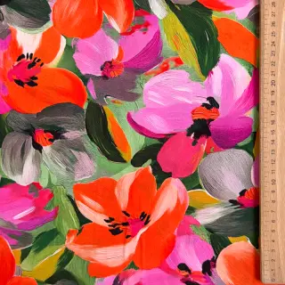 Viskóza ECOVERO Flowers multi digital print