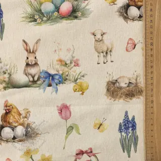 Sisustuskangas Easter Garden Joy digital print