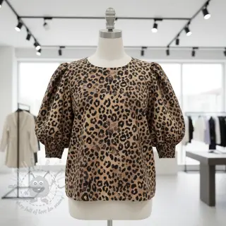 Puuvillakangas VISCOSE Animal skin digital print