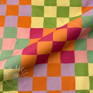 Sisustuskangas Joyful Block Patch digital print