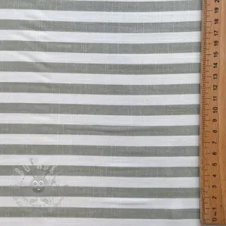 Viskoosi YARN DYED Stripes SMALL green