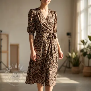 Puuvillakangas VISCOSE Animal skin digital print