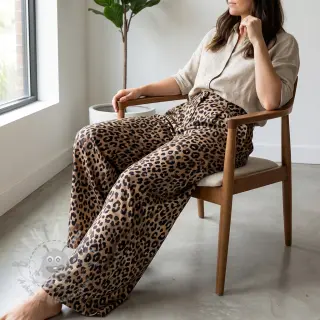 Puuvillakangas VISCOSE Animal skin digital print