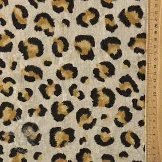 Sisustuskangas Linenlook premium Leopard Animal Print