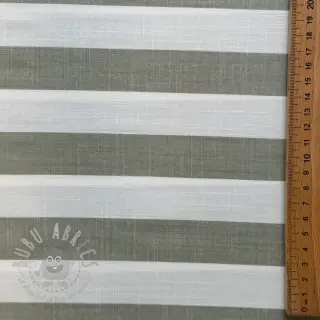 Viskoosi YARN DYED Stripes BIG green