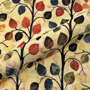 Sisustuskangas GOBELIN premium Leaves Funky Arty