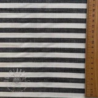 Viskoosi YARN DYED Stripes SMALL navy