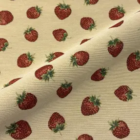 Dekoračná látka GOBELIN premium Strawberry Sweet Joy