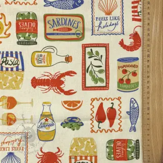 Sisustuskangas Mediterranean Vibe digital print