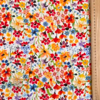 Viskoosi RADIANCE Flowers Jaja digital print