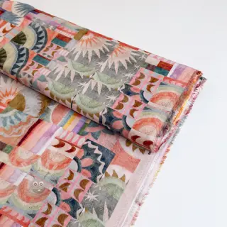 Viskoosi ECOVERO Abstract multi digital print