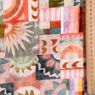 Viskoosi ECOVERO Abstract multi digital print