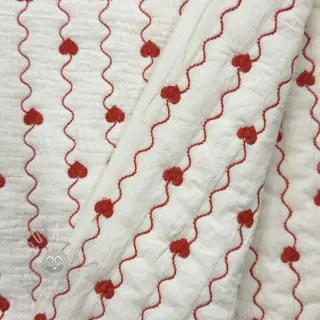 Kaksinkertainen harsokangas/musliini STEPPED Heart
