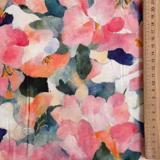 Viskoosi SATIN Flowers Tora digital print