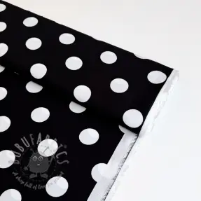 Viskoosi RADIANCE Polka BIG dot black