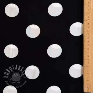 Viskoosi RADIANCE Polka BIG dot black