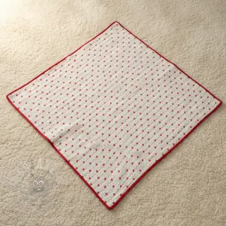Kaksinkertainen harsokangas/musliini STEPPED Heart