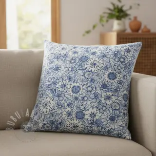 Sisustuskangas Linenlook Bloom Fully Mix digital print