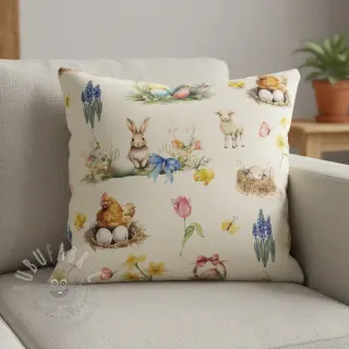 Sisustuskangas Easter Garden Joy digital print