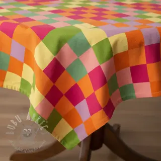 Sisustuskangas Joyful Block Patch digital print