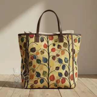 Sisustuskangas GOBELIN premium Leaves Funky Arty