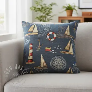 Sisustuskangas GOBELIN premium Coast Lighthouse Sea