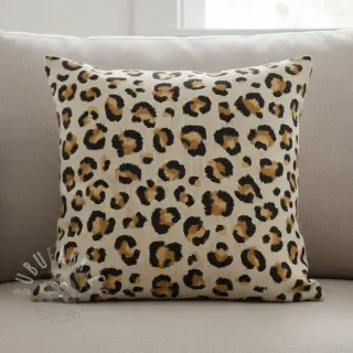 Sisustuskangas Linenlook premium Leopard Animal Print