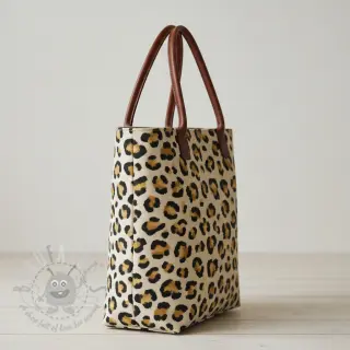 Sisustuskangas Linenlook premium Leopard Animal Print