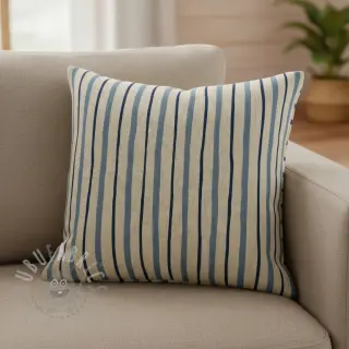 Sisustuskangas Linenlook premium Wavy Art Stripe