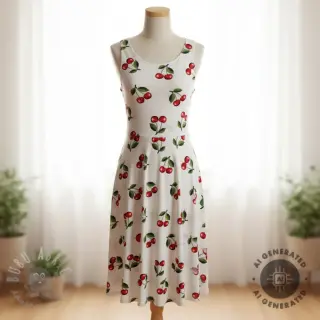 Neulos Cherries digital print