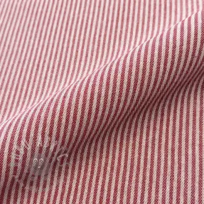 Sisustuskangas DOBBY Colored stripe cherry