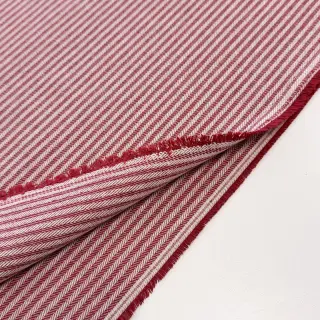 Dekoračná látka DOBBY Colored stripe cherry